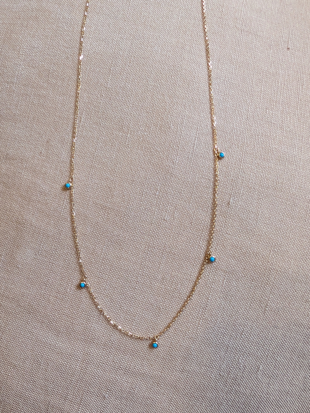 Mejuri Bronte Turquoise Necklace